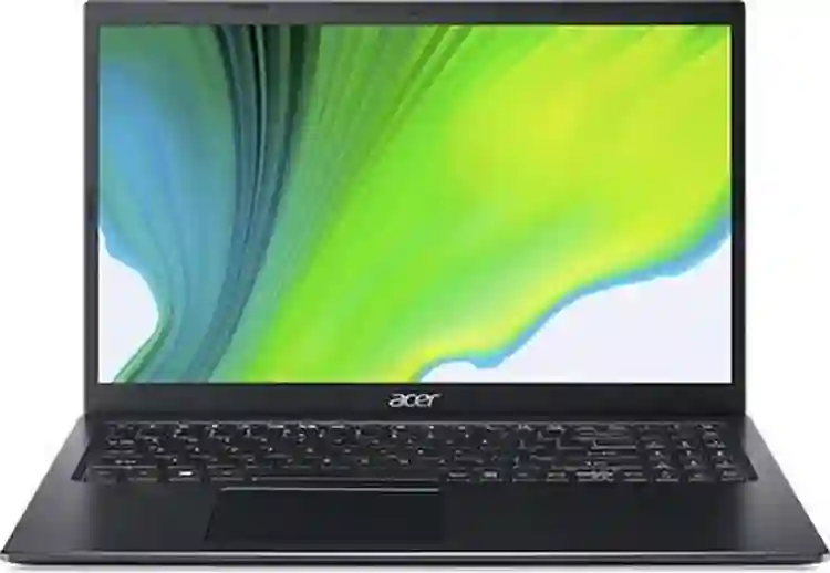 Acer Aspire 5 A515-56-57DM Notebook 39,6 cm (15.6") 1920 x 1080 Pixels Intel® 11de generatie Core™ i5 8 GB DDR4-SDRAM 256 GB SSD Wi-Fi 6 (802.11ax) Windows 10 Home Zwart