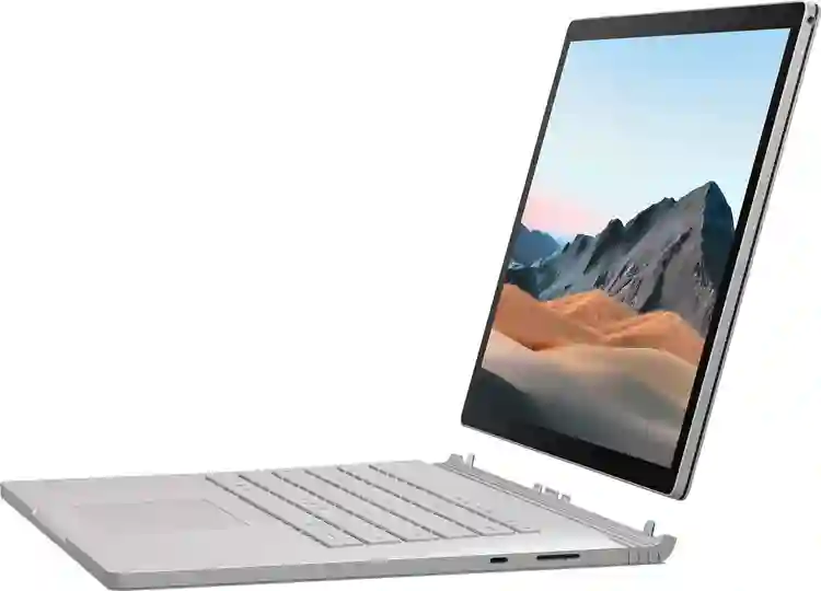 Microsoft Surface Book 3 Hybride (2-in-1) 34,3 cm (13.5") Touchscreen Intel Core i7 32 GB LPDDR4x-SDRAM 512 GB SSD NVIDIA® GeForce® GTX 1650 Max-Q Wi-Fi 6 (802.11ax) Windows 10 Home Platina