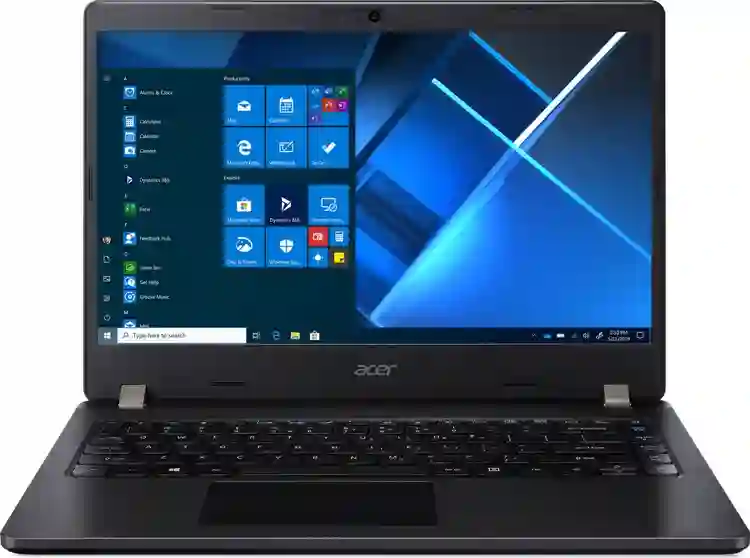 Acer TravelMate P2 TMP214-52-580L Laptop 35,6 cm (14") Full HD Intel® Core™ i5 i5-10210U 8 GB DDR4-SDRAM 256 GB SSD Wi-Fi 6 (802.11ax) Windows 10 Pro Zwart