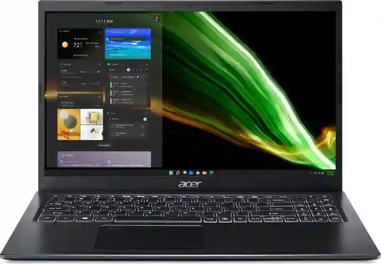 Acer 15.6FHD IPS i5-1135G7 16GB 512SSD MX450-2 Black W11