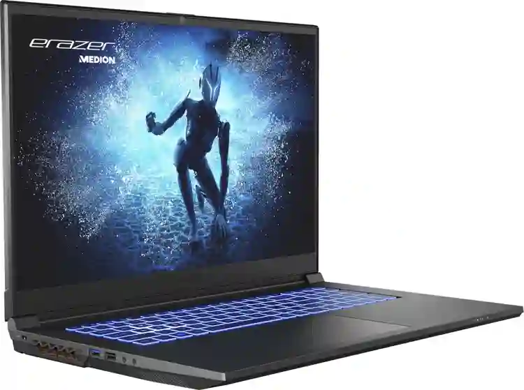 Medion Erazer Defender P40 - Gaming laptop - Intel Core i7-13700HX - 240 Hz - RTX 4060 - Windows 11 Home - 17,3 Inch