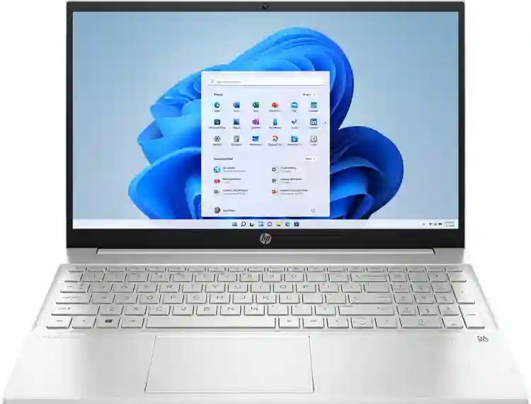 HP Pavilion Laptop 15-eh3050nd, Windows 11 Home, 15.6", AMD Ryzen™ 5, 16GB RAM, 512GB SSD, FHD, Natuurlijk zilver