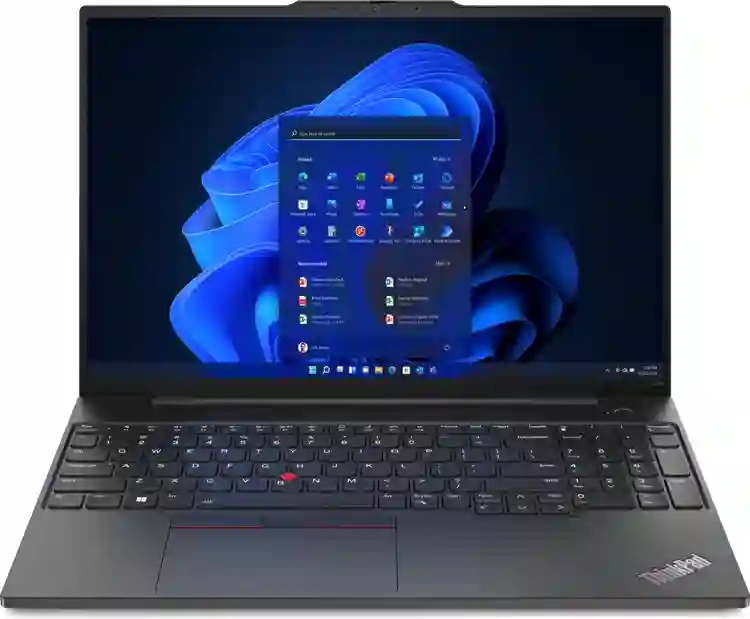 Lenovo ThinkPad E16 Gen 1 21JN - Laptop Intel Core i5 - 1335U tot 4.6 GHz - Win 11 Pro - Intel Iris Xe Graphics - 8 GB RAM - 256 GB SSD TCG Opal Encryption 2, NVMe - 16" IPS 1920 x 1200 - Wi-Fi 6 - grafietzwart - tsb Engels -