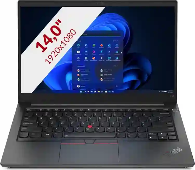 LENOVO - ThinkPad - zakelijke laptop - E14 G4 - T i7-1255U - 14 FHD - 2x8GB - 512GB - MX550 - W11P