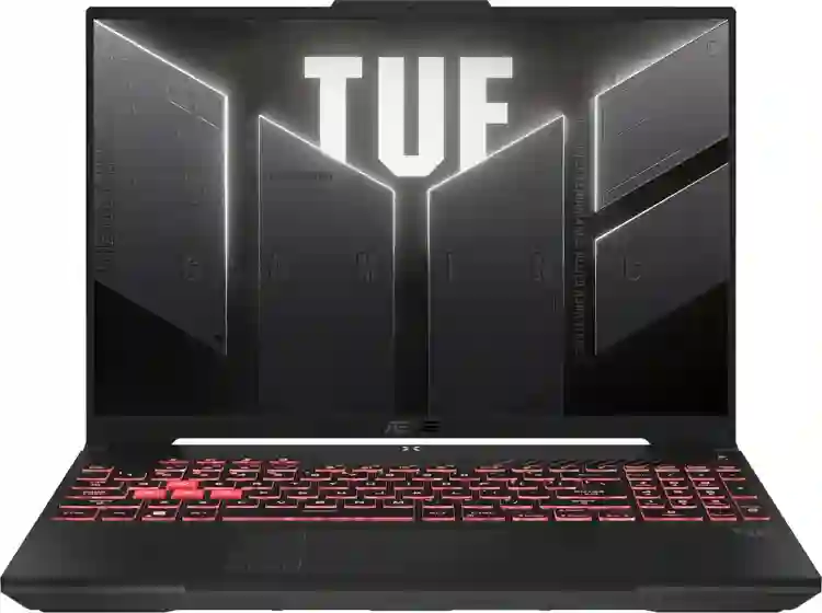 ASUS TUF Gaming A16 FA607PI-N3018W 16" gaming laptop - Grijs, Ryzen 9 7845HX, RTX 4070, 16 GB, 1TB SSD