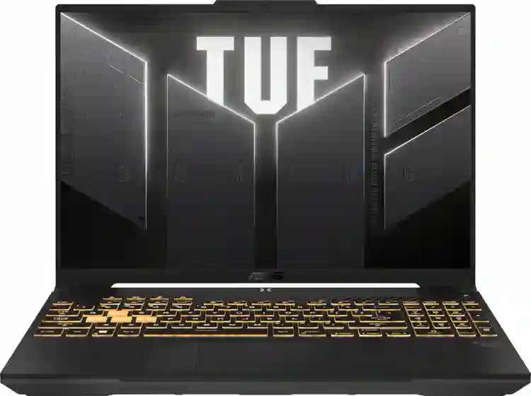 Asus TUF FX607JV-N3108W Gaming laptop - Intel Core i7-13650HX (24MB Cache), 16GB DDR5-SDRAM, 512GB SSD, 40.6 cm (16") WUXGA 1920 x 1200 IPS, Intel UHD Graphics, NVIDIA GeForce RTX 4060 (8GB GDDR6), LAN, WLAN, Webcam, Windows 11 Home 64-bit