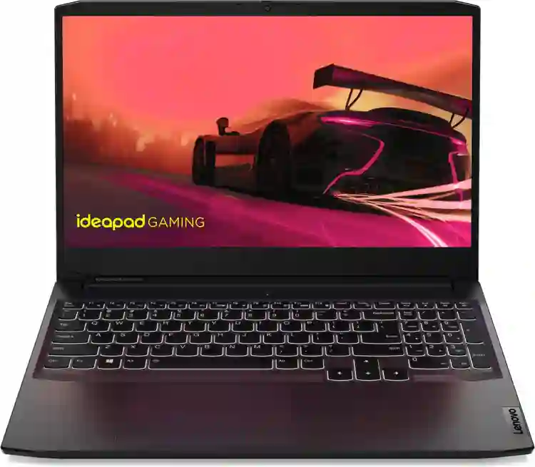 Lenovo IdeaPad Gaming 3 - Ryzen 5 5500H, 16GB, 512GB SSD, 39.6 cm (15.6") Full HD 1920 x 1080 IPS, NVIDIA GeForce RTX 2050 (4GB GDDR6), LAN, WLAN, Webcam, Windows 11 Home 64-bit, 82K202C5MH